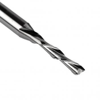 EP30-L - Tiefenfräser | Zweischneider mit flachem Stirnanschliff | linksspiralisiert | Ø 1.60mm | SL 8mm EP30-L - Tiefenfräser | Zweischneider mit flachem Stirnanschliff | linksspiralisiert | Ø 1.60mm | SL 8mm